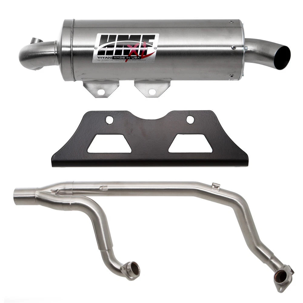 HMF Titan Quiet Series Full Exhaust System for Can-Am Maverick 1000 (2018)
