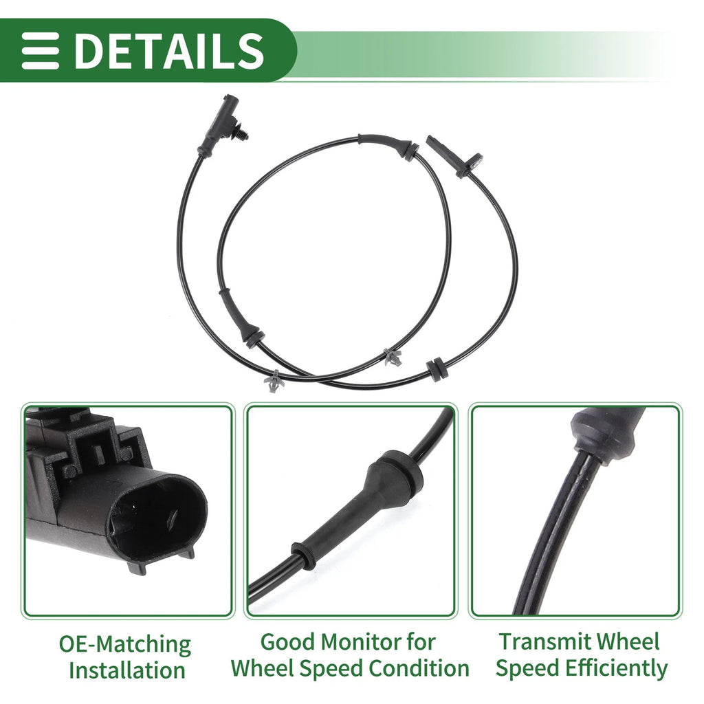 ABS Wheel Speed Sensor No. 47910ZR70A for Nissan Versa (2007–2012) Front