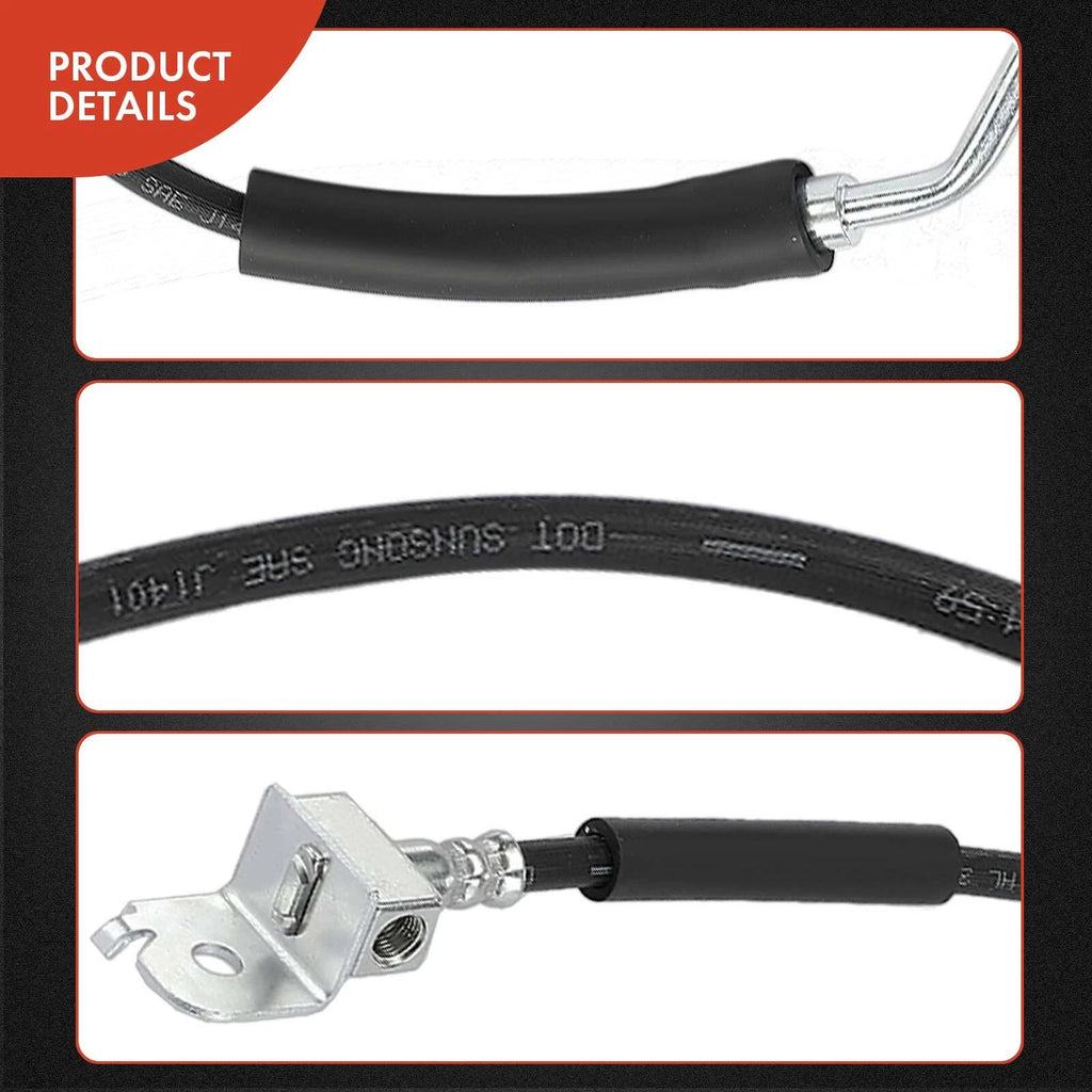 2X Rear Brake Hydraulic Hose for Ford Expedition (1997–2001)