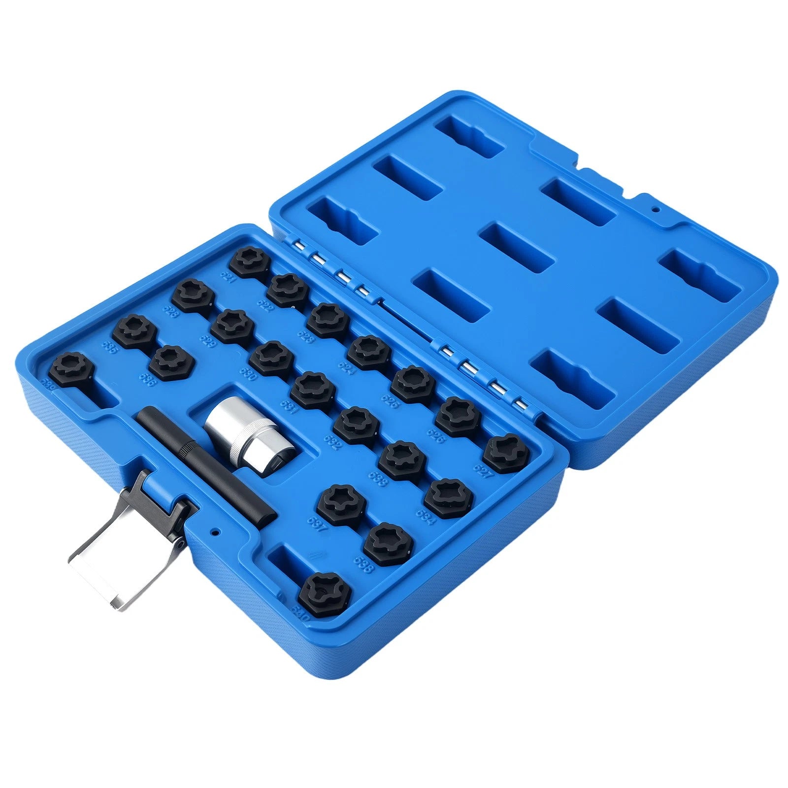 22pc Anti-Theft Wheel Nut Socket Key Set for VW Passat Tiguan (2006–2011)