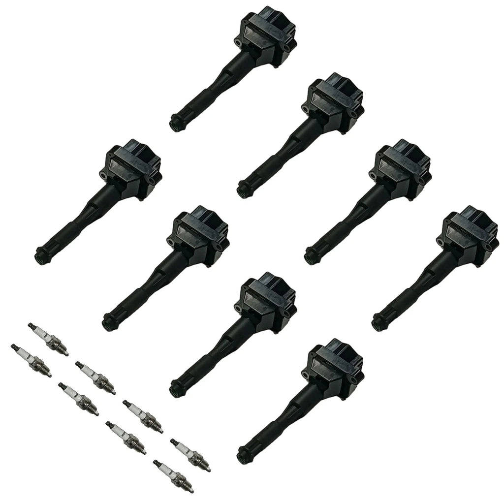 Set of 8 Ignition Coils & Spark Plugs for BMW X5 330 E46 (1994–2005)