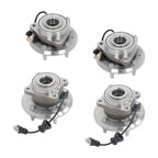 Set of 4 Wheel Hub Bearing Assemblies for Chevrolet Equinox Pontiac Torrent (2007–2009)