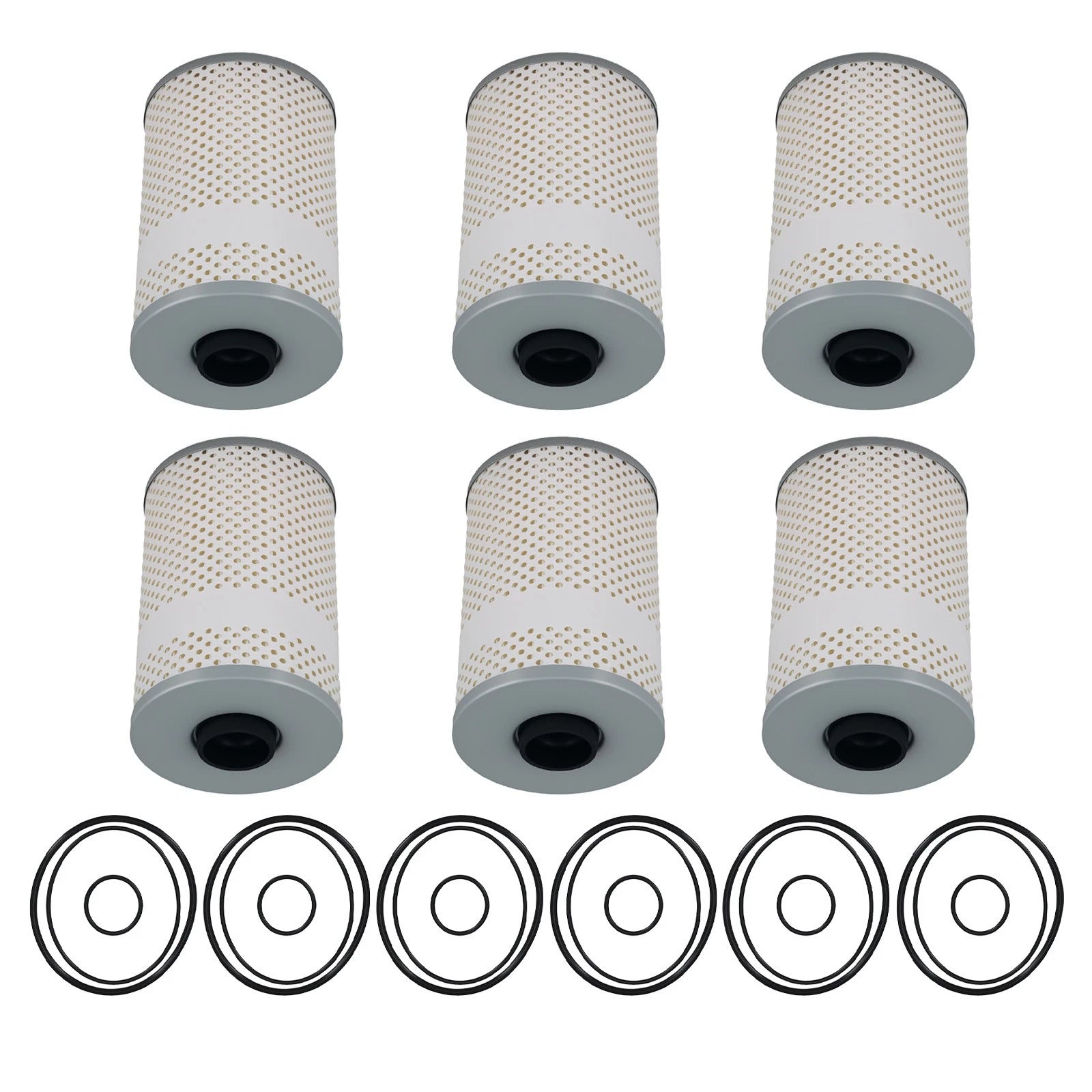 6Pack Diesel Filter FF5369W for Kenworth Peterbilt Sterling (N/A)