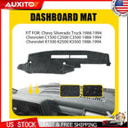 Dashboard Mat for Chevy Silverado C1500 C2500 C3500 K1500 K2500 (1988–1994)