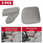 Leather Armrest & Center Console Lid Cover for Honda Pilot (2009-2015)