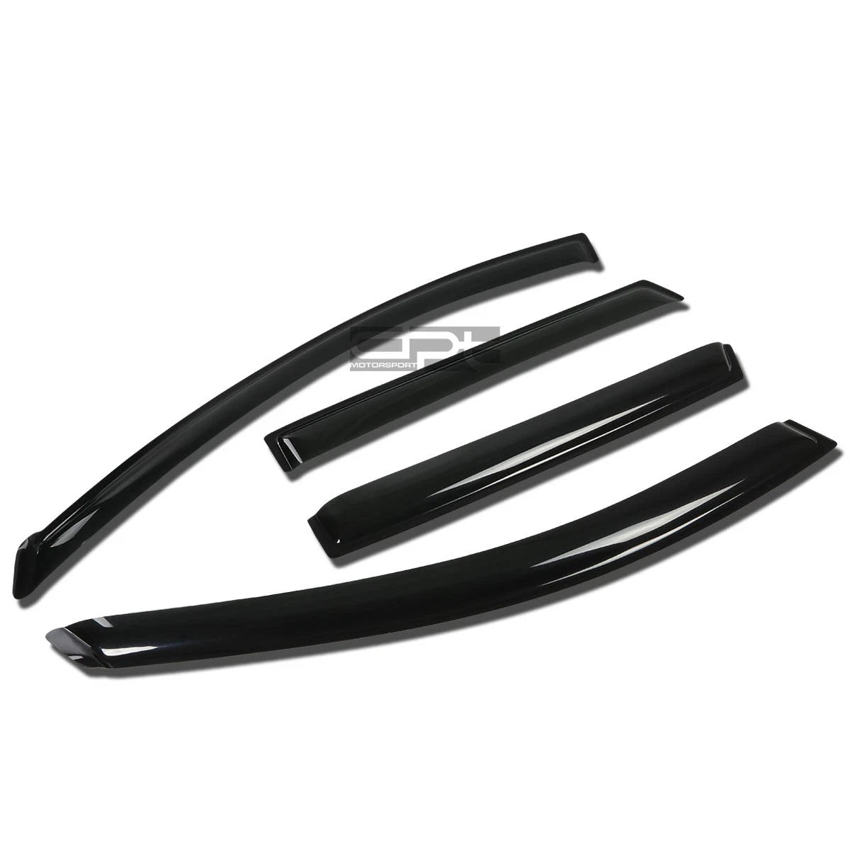 2X Smoke Tint Side Window Visor for Nissan Rogue (2008–2014)