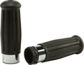 Vintage Chrome Ring Grips with Throttle Sleeve for Harley FLHTC FLHR (1990–2023)