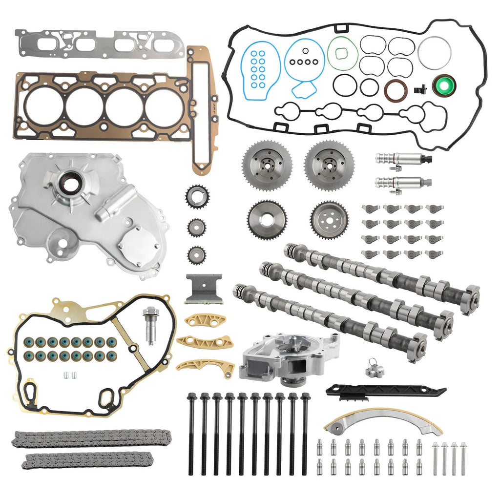 Camshaft Lifters Timing Chain Set & VVT Sprocket for Saturn Vue Aura (2009–2011)