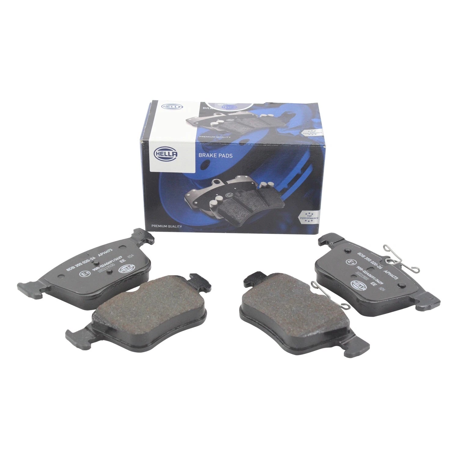Hella Rear Brake Pads for Audi Q3 S3 TTS Quattro VW Arteon Atlas Jetta Golf R (2011–2023)