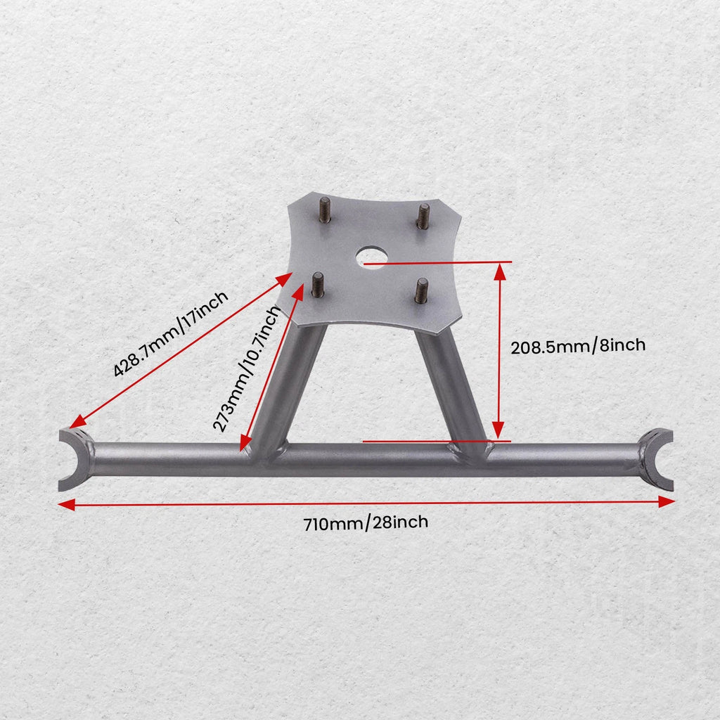 Spare Tire Mount Carrier Rack Bracket for Polaris RZR XP Turbo (2014–2023)