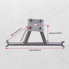 Spare Tire Mount Carrier Rack Bracket for Polaris RZR XP Turbo (2014–2023)