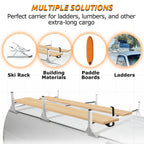 3 Bar Ladder Roof Rack for Chevy Express, Ford E-150, E-250 (1996-On)