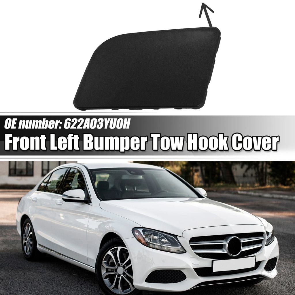 Front Bumper Tow Hook Cover for Nissan Sentra (2013–2019) - Black