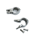 Set of 2 Stainless Steel Hinged Jaw Slide Rail Mounts for Boat Bimini Top