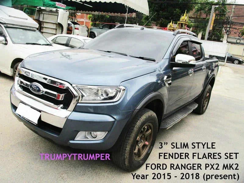 Slim Fender Flares Wheel Arch for Ford Ranger (2015-2018)