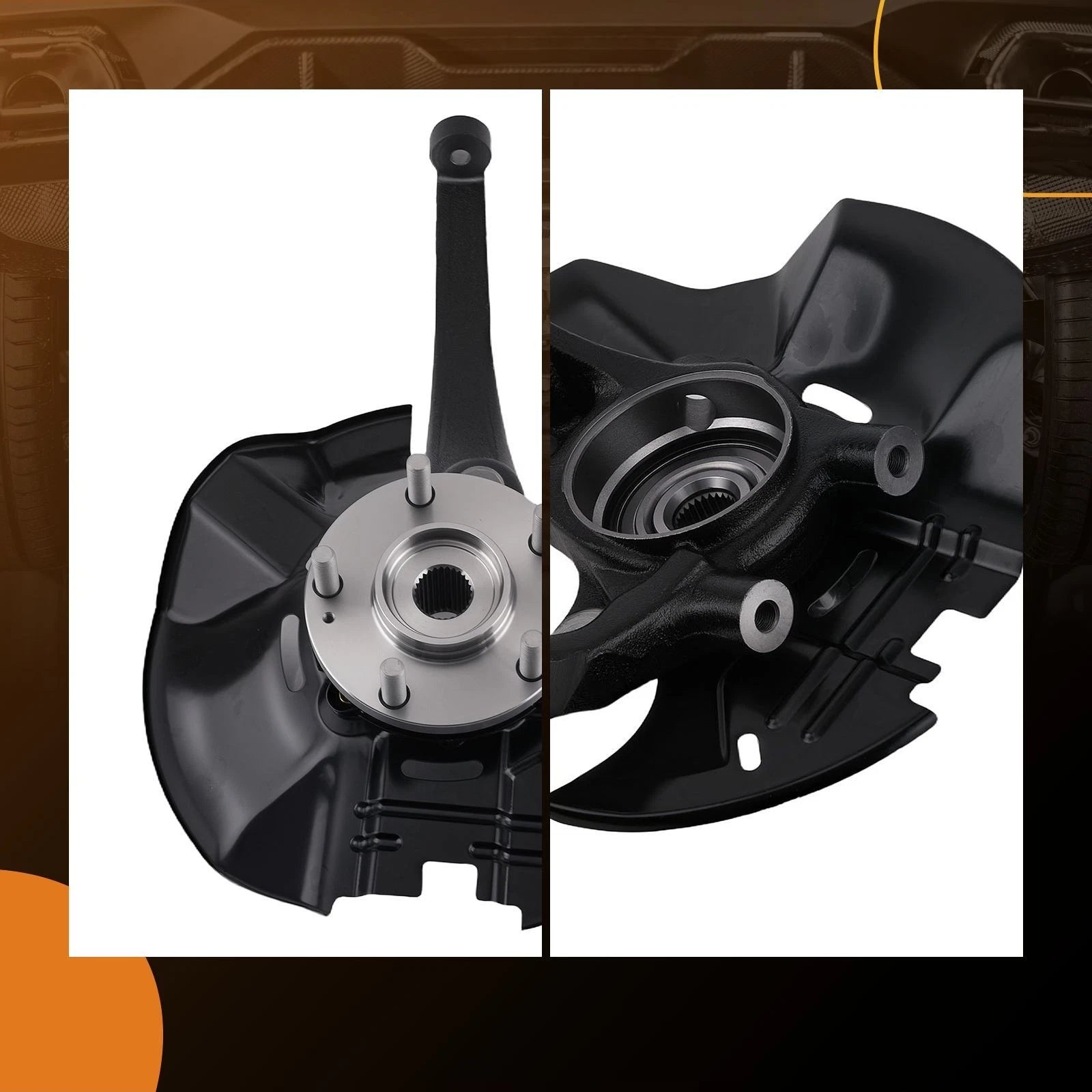 Left Side Steering Knuckle Assembly for Hyundai Sonata (2006-2010)