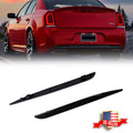 Pair of Euro Smoke Lens Rear Bumper Reflectors for Chrysler 300 (2015–2022)