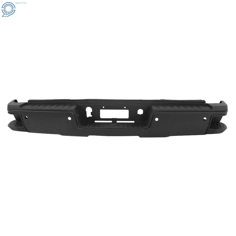 Rear Bumper Assembly Steel for Chevy Silverado GMC Sierra 2500 (2015–2019) Black
