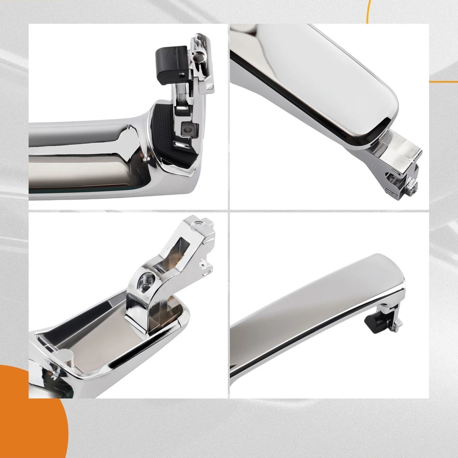 Set of 4 Chrome Door Handles for Infiniti FX35 FX45 Nissan Murano (2003–2008)