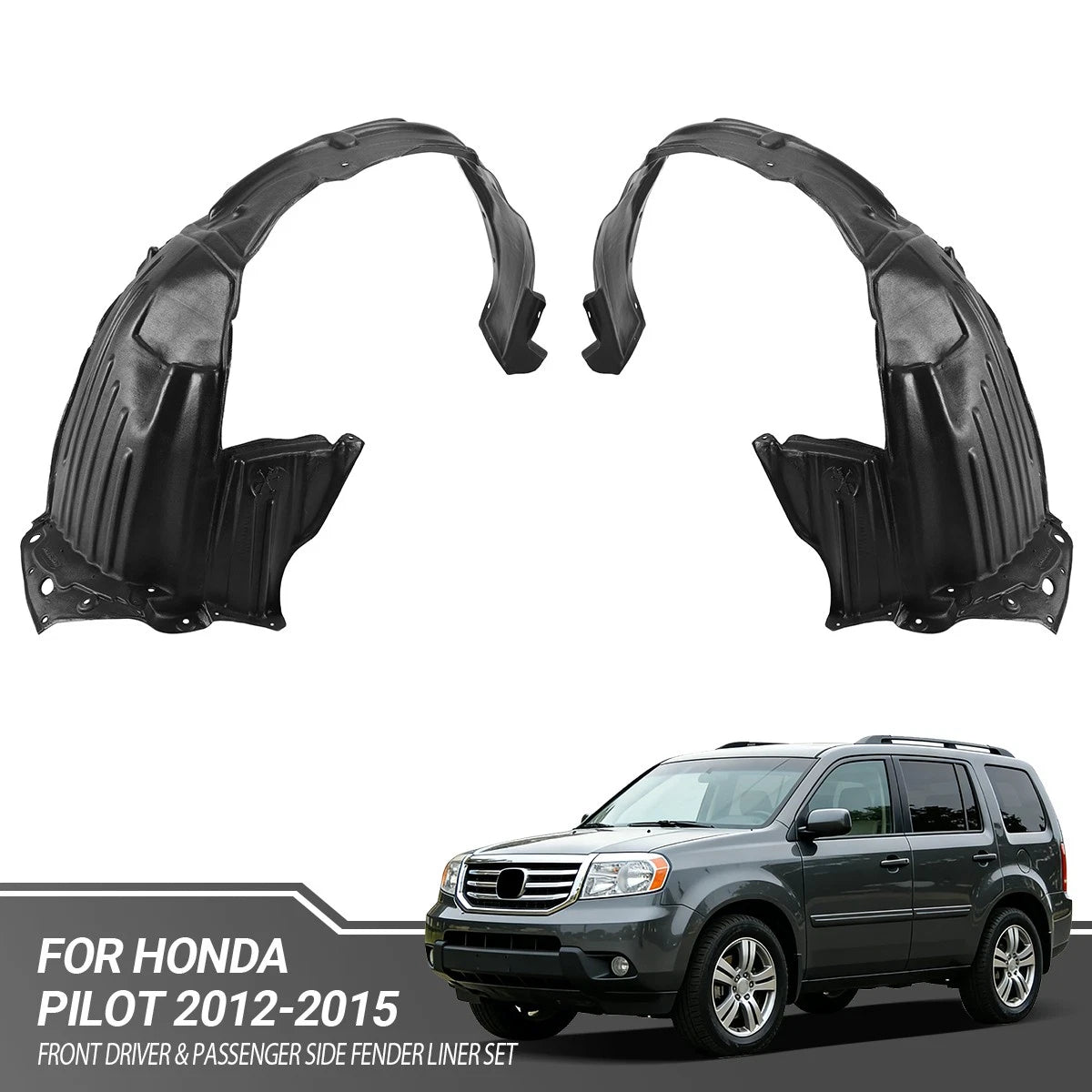 Fender Liner Set for Honda Pilot (2012–2015)