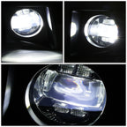 LED Projector Fog Lights for Toyota Tundra (2014–2021) - Clear Lens, Switch, Bezels