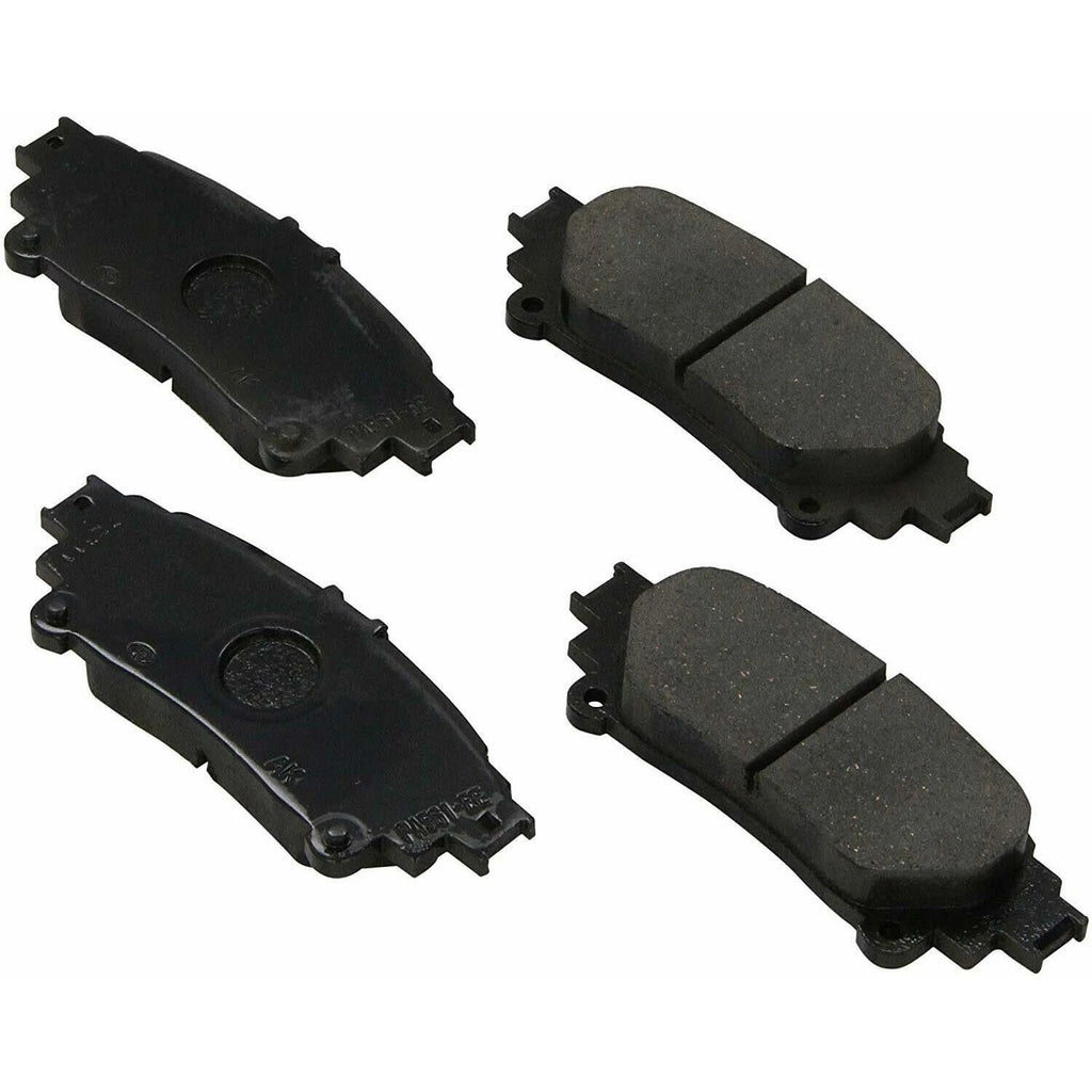 Set of 4 Rear Disc Brake Pads for Lexus RX350 RX450h (2007–2022) 04466-0E010