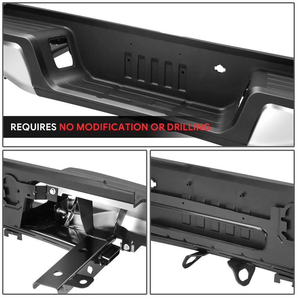 Chrome Rear Bumper Assembly for Ford Ranger (2019–2023)