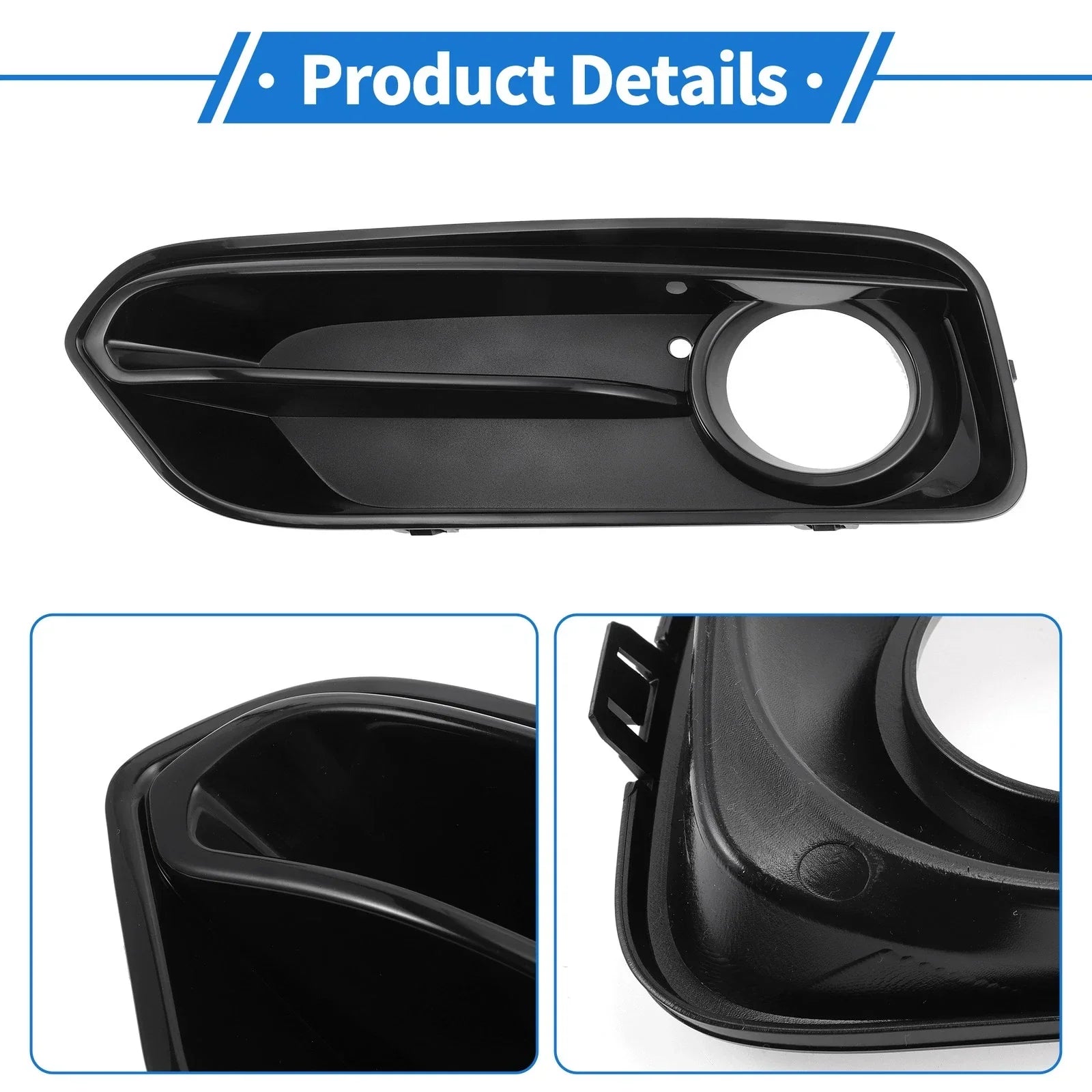 1 Pc Car Front Left Fog Light Grill for BMW 1 Series (2015-2018)
