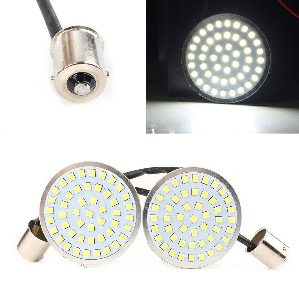 1156 LED Bulb White Turn Signal Light for Harley