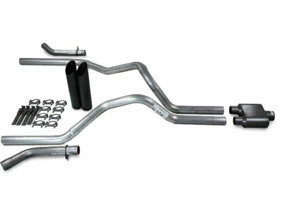 Dual Exhaust Kit for Dodge Ram 1500 (2019–2025) - 2.5" Black Tips