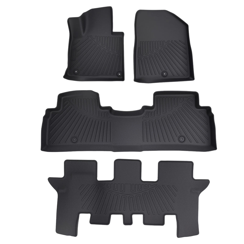 All Weather TPE Floor Mats for Kia Sorento (2016–2020) Waterproof Non-slip