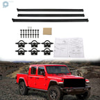 Side Rails for Jeep Gladiator (2020–2023) Black Trail Cargo