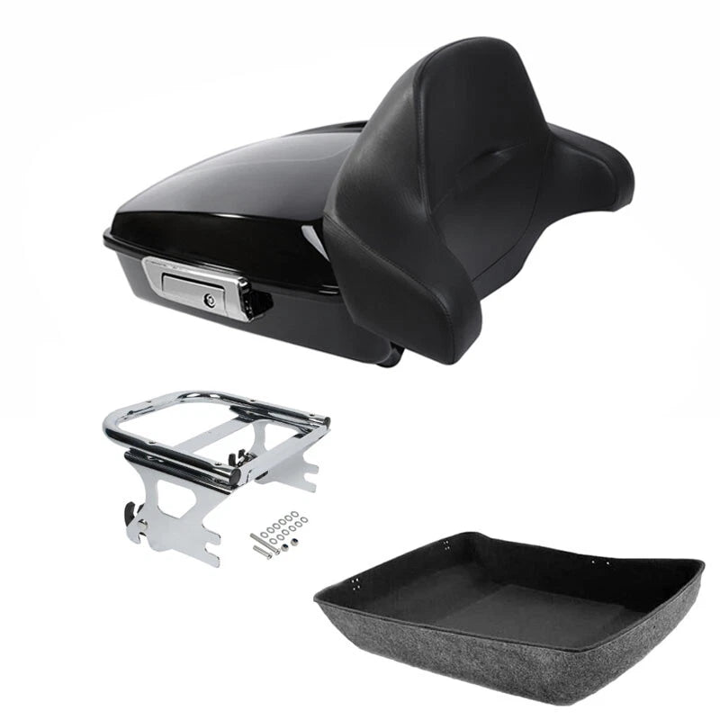 Chopped Trunk Pad Mount Rack for Harley Touring Electra Glide (1997–2008)