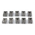 200x Fairing Bodywork Panel Reed U Clip Fastener for Car Motorcycle AU