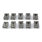 200x Fairing Bodywork Panel Reed U Clip Fastener for Car Motorcycle AU