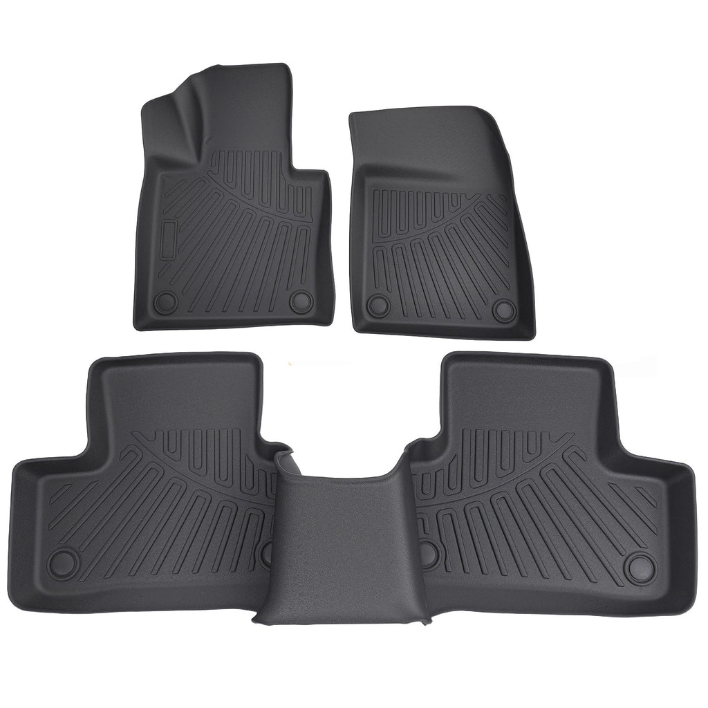All Weather TPE Floor Mats for Volvo XC60 (2018–2025) Black Waterproof