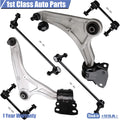 6PC Front Lower Control Arm & Ball Joints Kit for Lincoln MKZ (2013–2018)