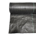 Set of 4 Heavy-Duty Woven Ground Cover Weed Barrier Garden Mats