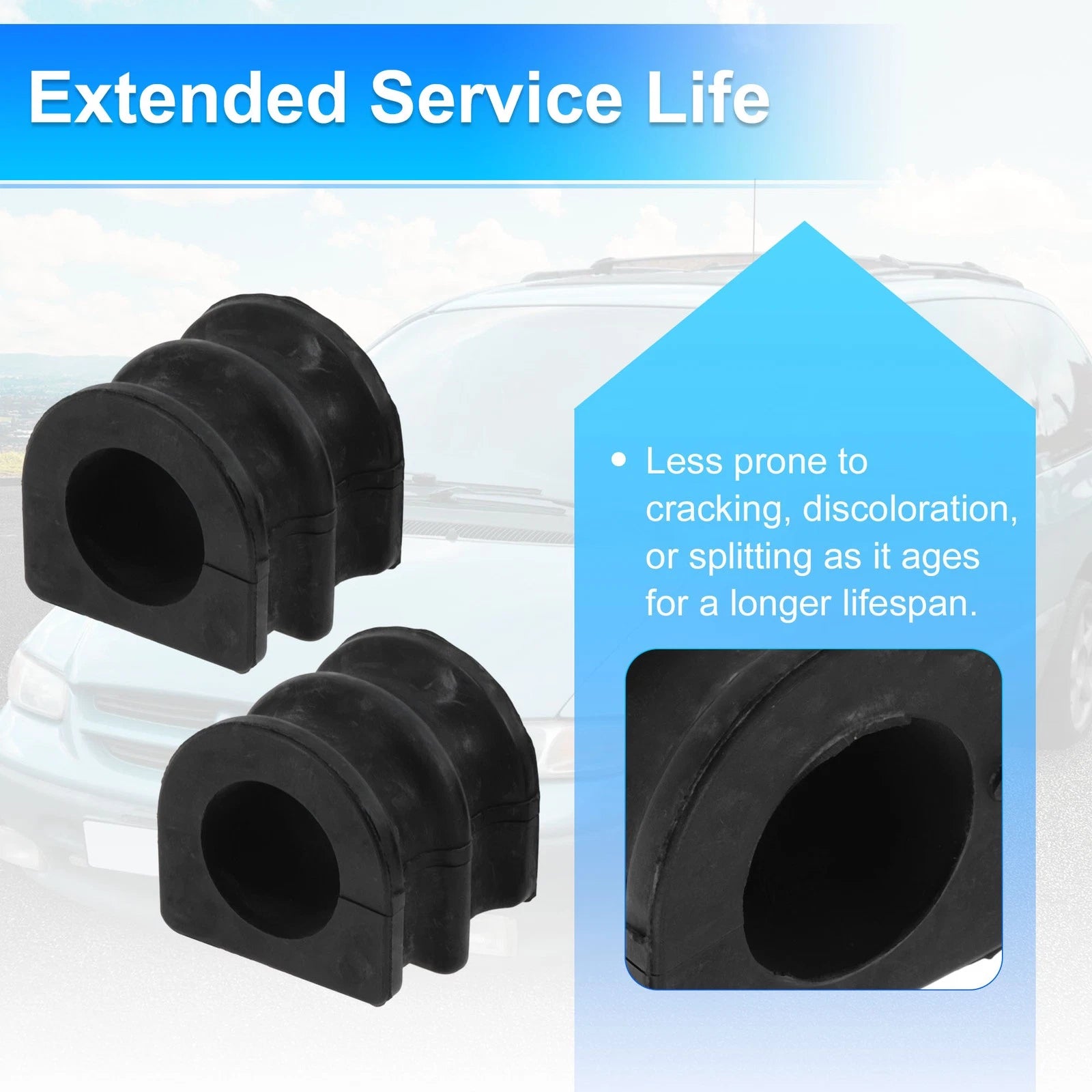 Stabilizer Sway Bar Bushing Kit No.K202093 for Nissan Frontier (2005–2021)