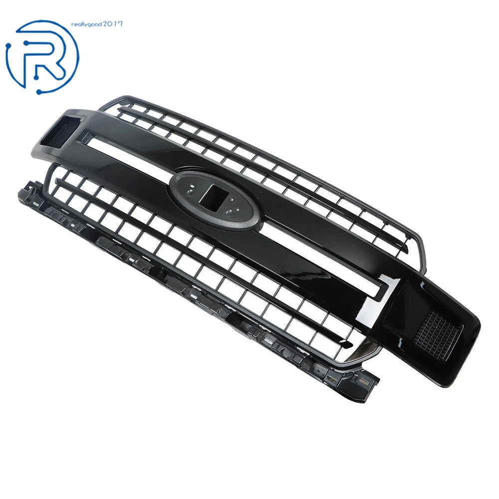 Gloss Black Front Upper Bumper Grille for Ford F-150 (2018–2020)