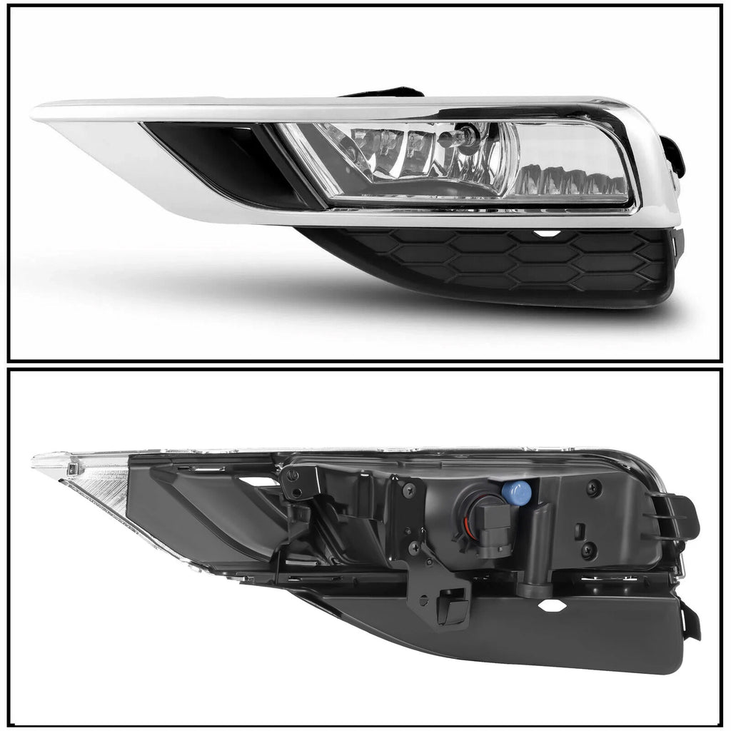 Set of 2 Front Fog Lights for Honda CR-V (2015–2016) w/Switch Wiring