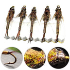 Stonefly Nymph Lure Bait for Trout Bass Grayling (Heavy Bead Head)