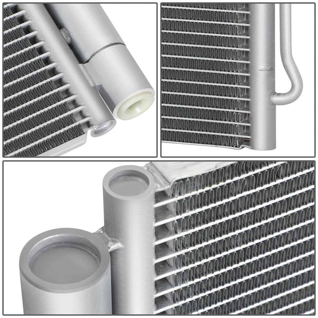 A/C Condenser for BMW 528i 550i 550i GT 650i xDrive (2010–2019) OE Style Aluminum