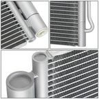 A/C Condenser for BMW 528i 550i 550i GT 650i xDrive (2010–2019) OE Style Aluminum