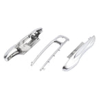Silver Tone Key Cover Fob Shell for Porsche Panamera Cayenne (2010-2023)