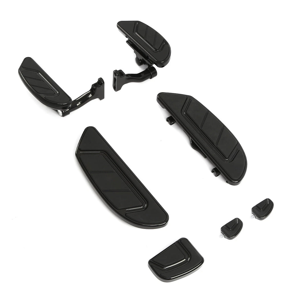 Floorboard Brake Pedal Shifter Pegs for Harley Davidson Touring (1993–2024) Black