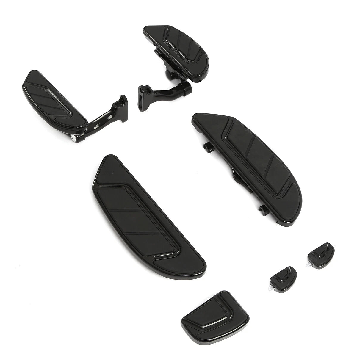 Floorboard Brake Pedal Shifter Pegs for Harley Davidson Touring (1993–2024) Black