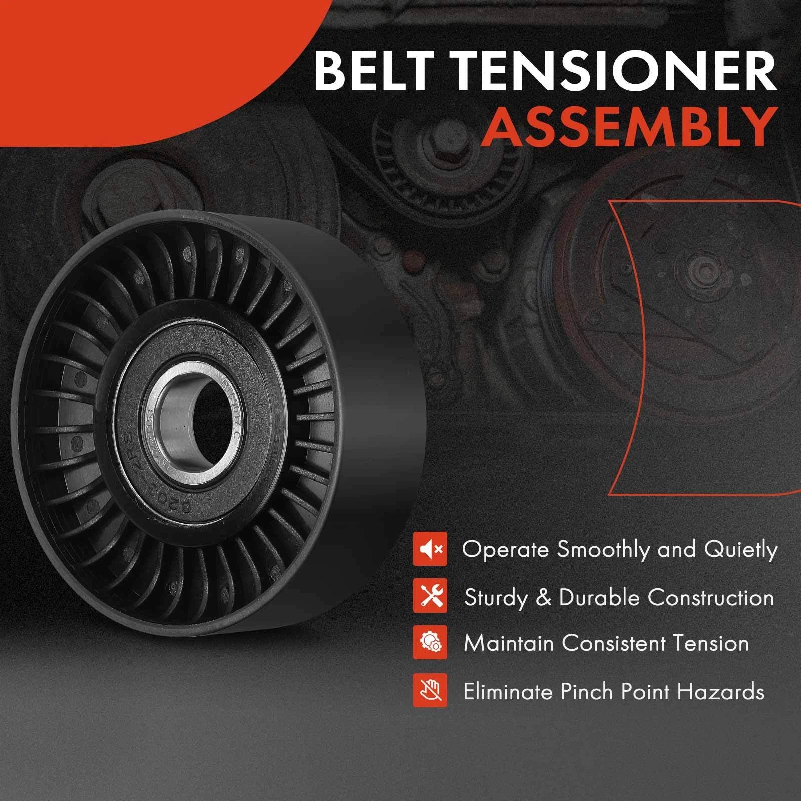 Drive Belt Tensioner Pulley for Chevy Camaro (1997–1998) & Volvo XC60 (2010–2013)