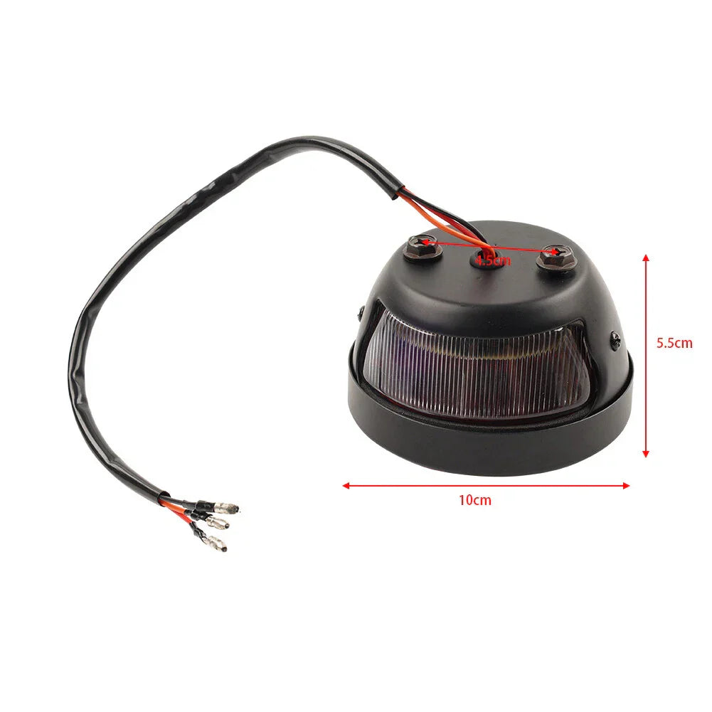 Motor Tail Stop Light License Plate Lamp for Harley Bobber Chopper Cruiser