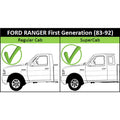 Manual Window Regulator for Ford Ranger (1989–1992) Front Left